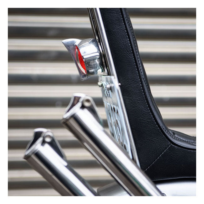 Motone, Cuda Taillight. Polished, No Bracket. Ece Taillights Kits Motone