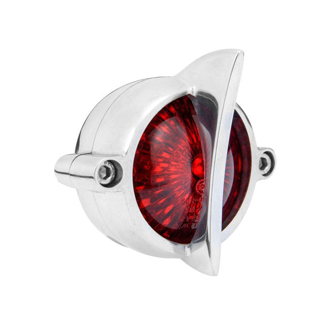 Motone, Cuda Taillight. Polished, No Bracket. Ece Taillights Kits Motone