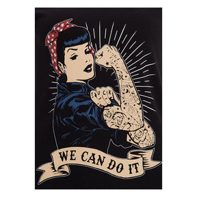 Queen Kerosin We Can Do It T Shirt Black T-Shirt King Kerosin