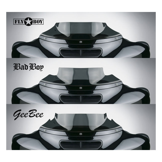 Nc, Fly Boy T 4" Windscreen. Dark Tint Windshield National Cycle
