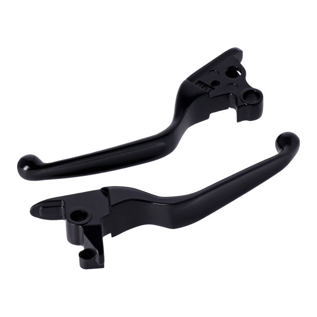 Handlebar Lever Kit, Wide Blade, Black Handlebar Lever Sets Mcs