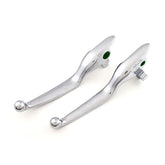 Handlebar Lever Kit, Wide Blade, Chrome Handlebar Lever Sets Mcs