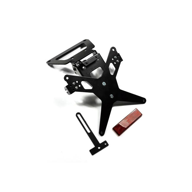 Zieger License plate bracket X-Line black LICENSE PLATE BRACKETS Zieger