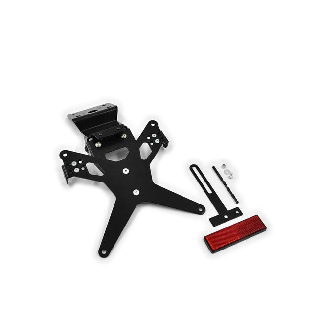 Zieger License plate bracket X-Line black LICENSE PLATE BRACKETS Zieger