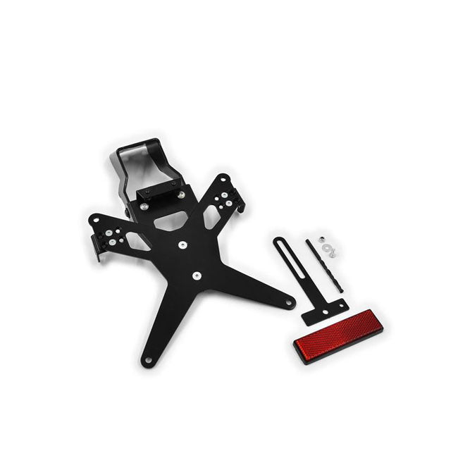 Zieger License plate bracket X-Line black LICENSE PLATE BRACKETS Zieger