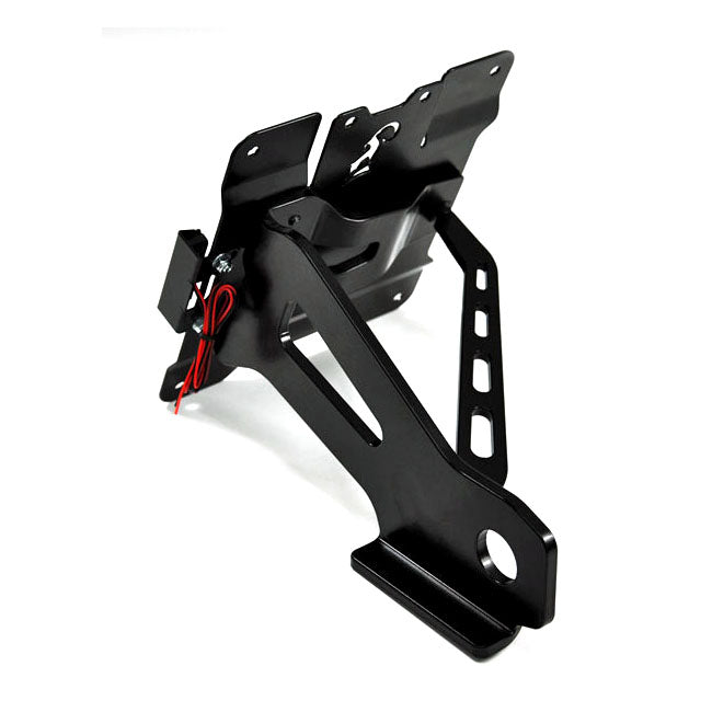 Zieger, side mount license plate bracket kit. Black LICENSE PLATE BRACKETS Zieger