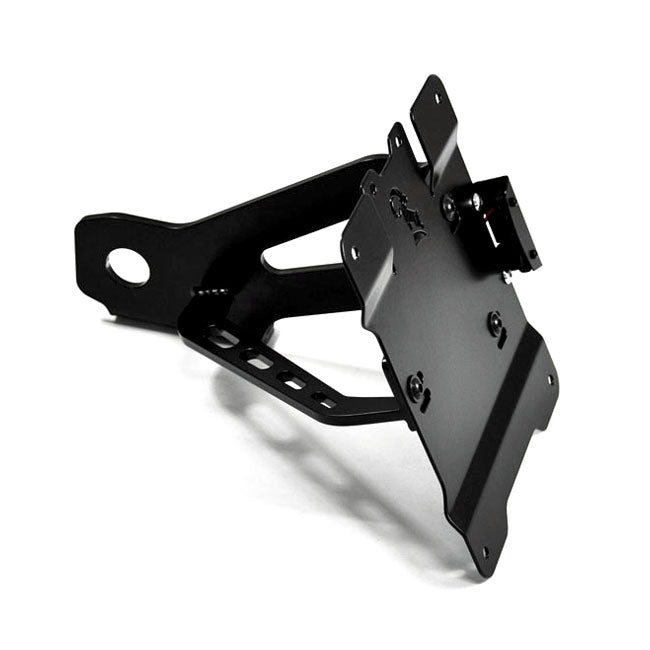 Zieger, side mount license plate bracket kit. Black LICENSE PLATE BRACKETS Zieger