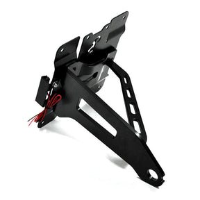 Zieger, side mount license plate bracket kit. Black LICENSE PLATE BRACKETS Zieger
