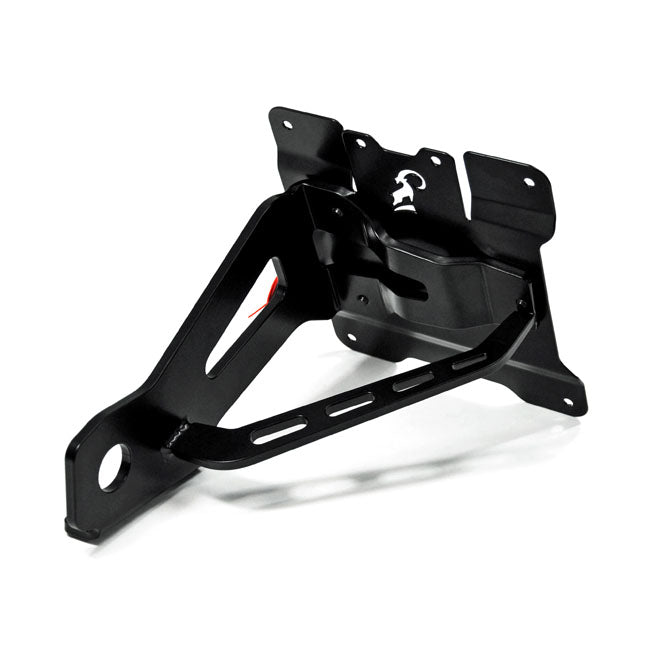 Zieger, side mount license plate bracket kit. Black LICENSE PLATE BRACKETS Zieger