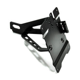 Zieger, side mount license plate bracket kit. Black LICENSE PLATE BRACKETS Zieger