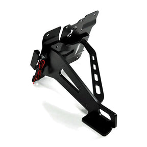 Zieger, side mount license plate bracket kit. Black LICENSE PLATE BRACKETS Zieger