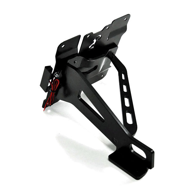 Zieger, side mount license plate bracket kit. Black LICENSE PLATE BRACKETS Zieger