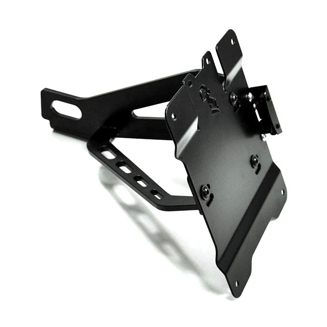 Zieger, side mount license plate bracket kit. Black LICENSE PLATE BRACKETS Zieger