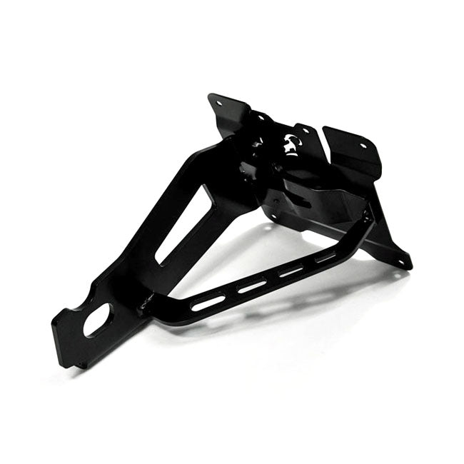 Zieger, side mount license plate bracket kit. Black LICENSE PLATE BRACKETS Zieger