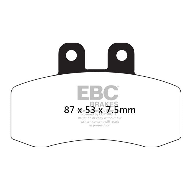 EBC Organic brake pads BRAKE PADS Ebc