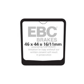 EBC Organic brake pads BRAKE PADS Ebc
