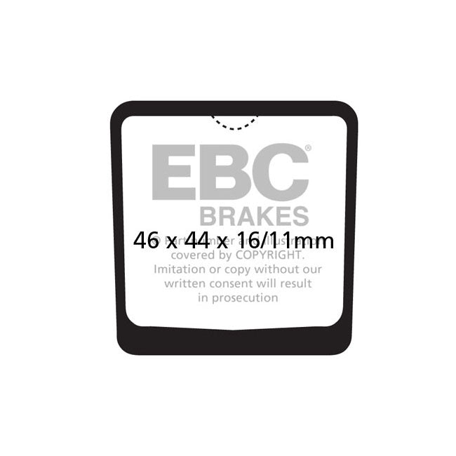 EBC Organic brake pads BRAKE PADS Ebc
