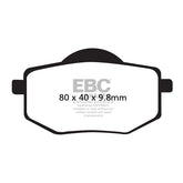 EBC Organic brake pads BRAKE PADS Ebc