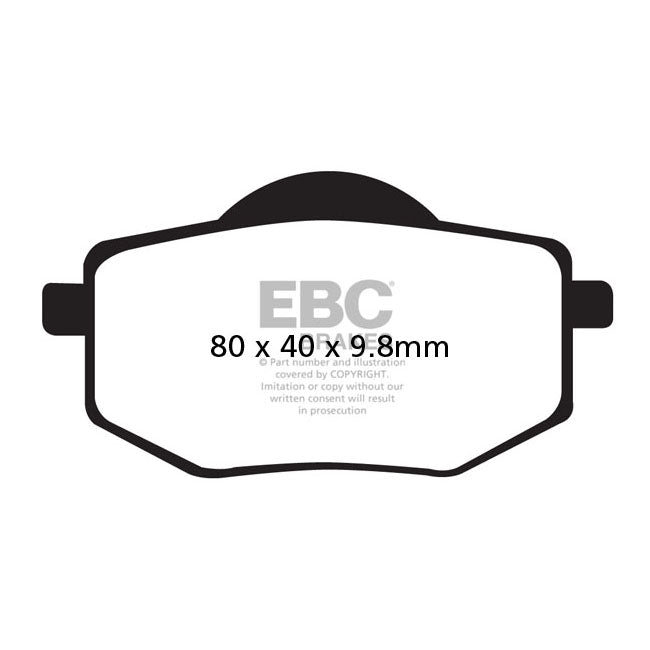 EBC Organic brake pads BRAKE PADS Ebc