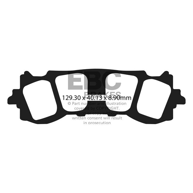 EBC Double-H Sintered brake pads BRAKE PADS Ebc