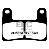 EBC Double-H Sintered brake pads BRAKE PADS Ebc