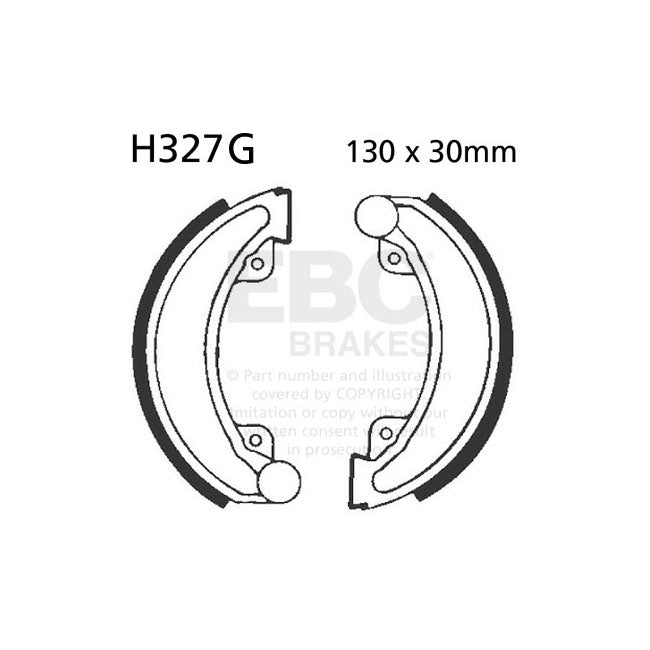EBC grooved brake shoes BRAKE SHOES AND LININGS Ebc