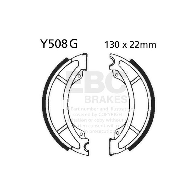 EBC grooved brake shoes BRAKE SHOES AND LININGS Ebc