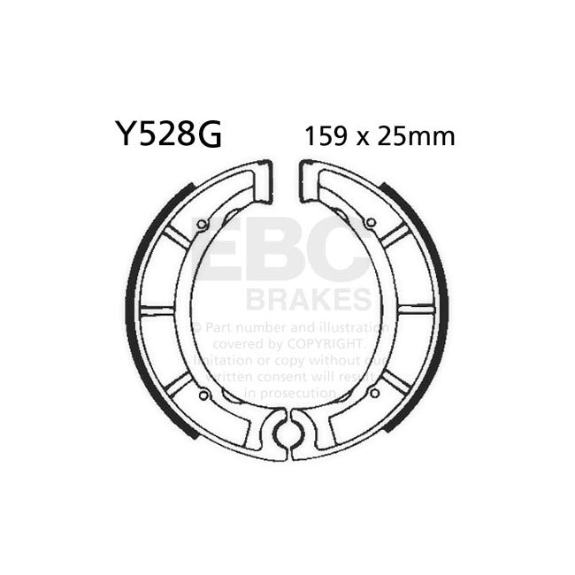 EBC grooved brake shoes BRAKE SHOES AND LININGS Ebc