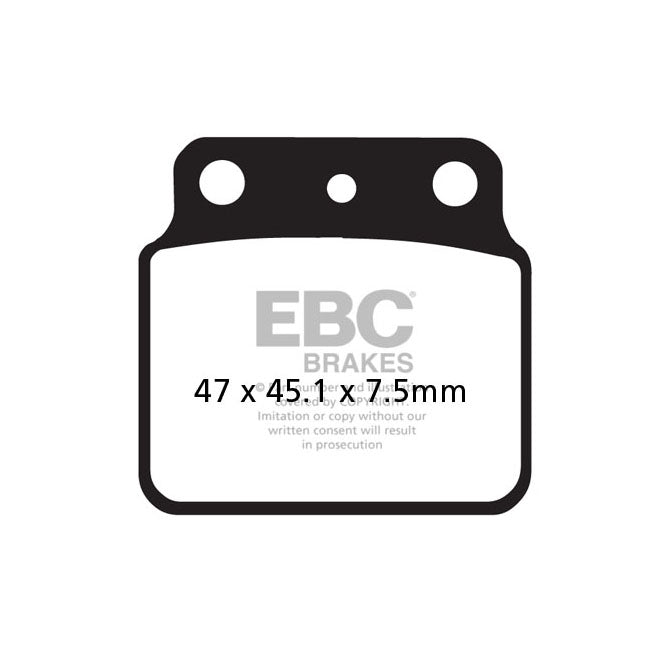 EBC Carbon X / TT series brake pads BRAKE PADS EBC