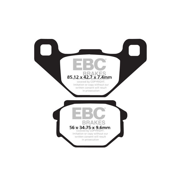 EBC organic brake pads BRAKE PADS Ebc