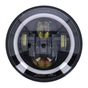 Bright, 7" Led Headlamp. Black Headlamps Mcs