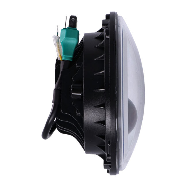 Bright, 7" Led Headlamp. Black Headlamps Mcs