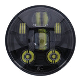 Bright, 5 3/4" Led Headlamp Unit. Black Headlamps Mcs