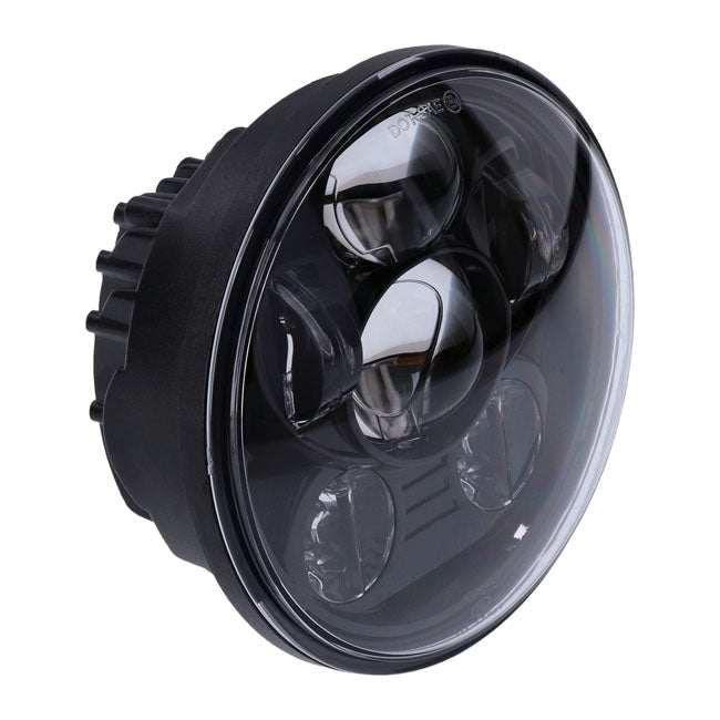 Bright, 5 3/4" Led Headlamp Unit. Black Headlamps Mcs