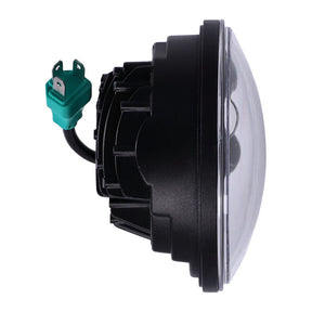 Bright, 5 3/4" Led Headlamp Unit. Black Headlamps Mcs