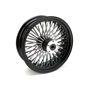 Mcs Radial 48 Fat Spoke Rear Wheel 5.50 X 16 Black Rear Wheels 16 Inch Mcs