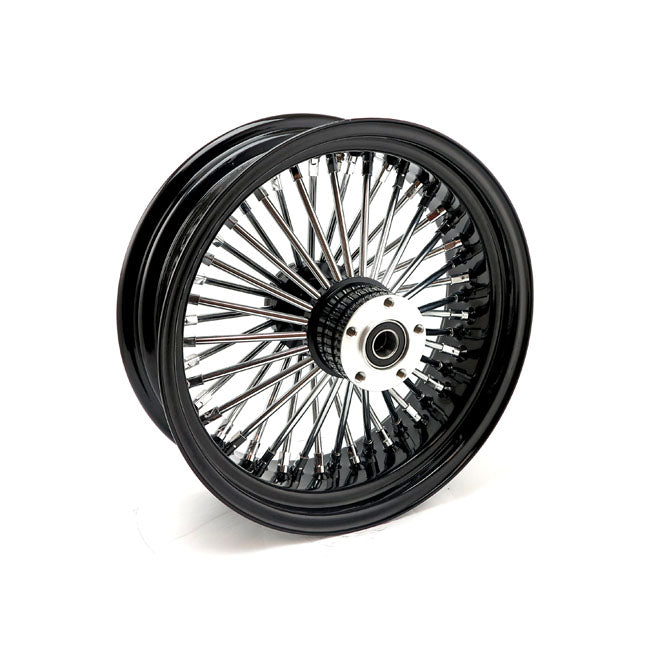 Mcs Radial 48 Fat Spoke Rear Wheel 5.50 X 16 Black Rear Wheels 16 Inch Mcs