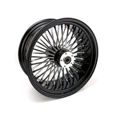 Mcs Radial 48 Fat Spoke Rear Wheel 8.50 X 18 Black Rear Wheels 18 Inch Mcs