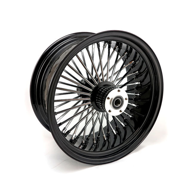 Mcs Radial 48 Fat Spoke Rear Wheel 8.50 X 18 Black Rear Wheels 18 Inch Mcs