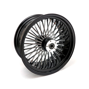 Mcs Radial 48 Fat Spoke Rear Wheel 8.50 X 18 Black Rear Wheels 18 Inch Mcs