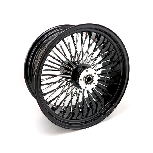 Mcs Radial 48 Fat Spoke Rear Wheel 8.50 X 18 Black Rear Wheels 18 Inch Mcs