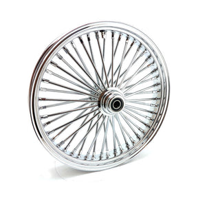 Mcs Radial 48 Fat Spoke Front Wheel 3.50 X 21 Sf Chrome Front Wheels 21 Inch Mcs