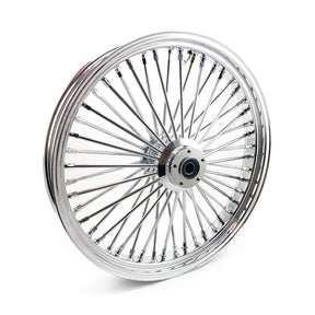Mcs Radial 48 Fat Spoke Front Wheel 3.50 X 23 Df Chrome Front Wheels 23 Inch Mcs