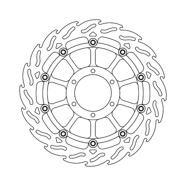 Moto-Master Flame series floating brake rotor BRAKE ROTORS Moto Master