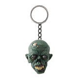 Lethal Threat, Key Chain Zombie Skull Keychains Lethal Threat
