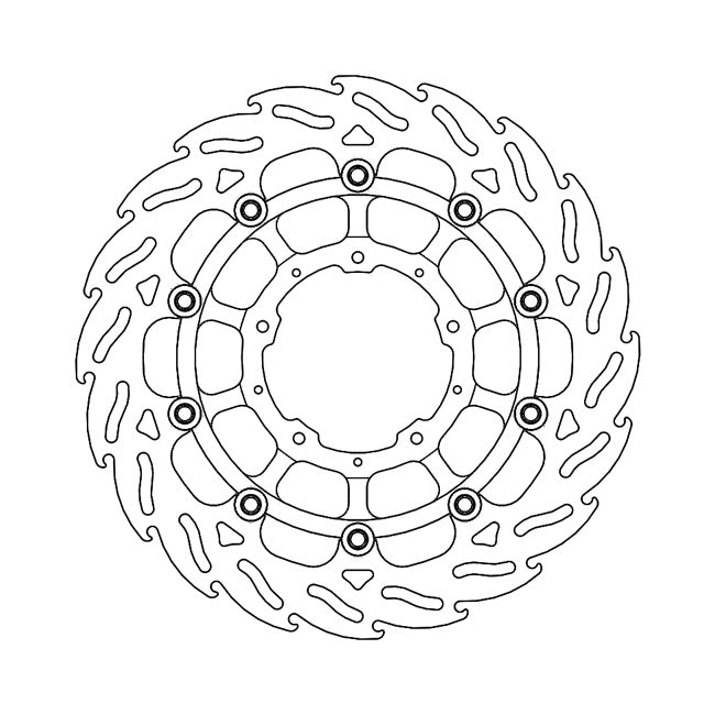 Moto-Master Flame series floating brake rotor BRAKE ROTORS Moto Master