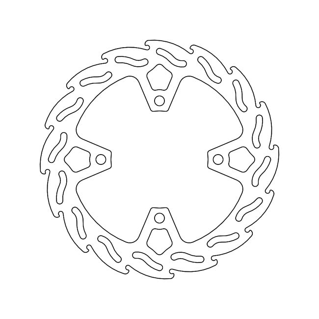 Moto-Master Flame series brake rotor BRAKE ROTORS Moto Master