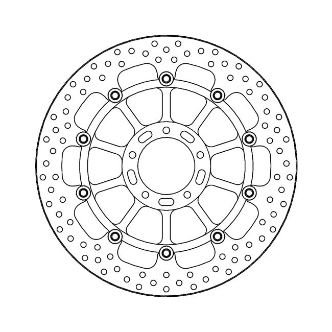 Moto-Master Halo series floating brake rotor BRAKE ROTORS Moto Master