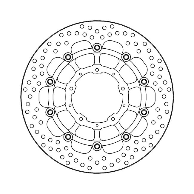 Moto-Master Halo series floating brake rotor BRAKE ROTORS Moto Master