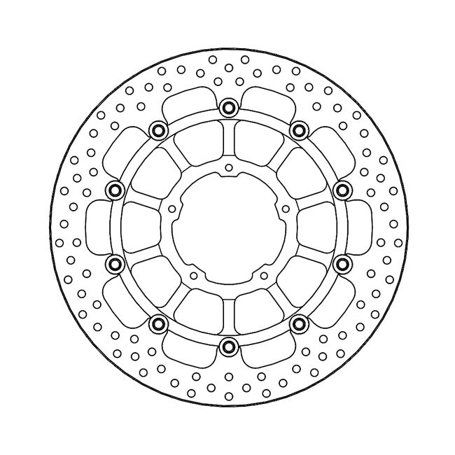 Moto-Master Halo series floating brake rotor BRAKE ROTORS Moto Master